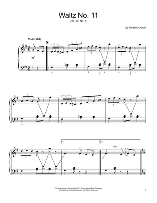 Book cover for Waltz No. 11, Op. 70, No. 1