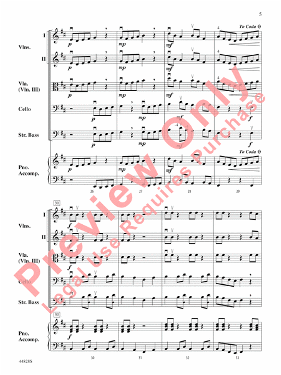 Ninja Ninja String Orchestra scores gallery preview page 6