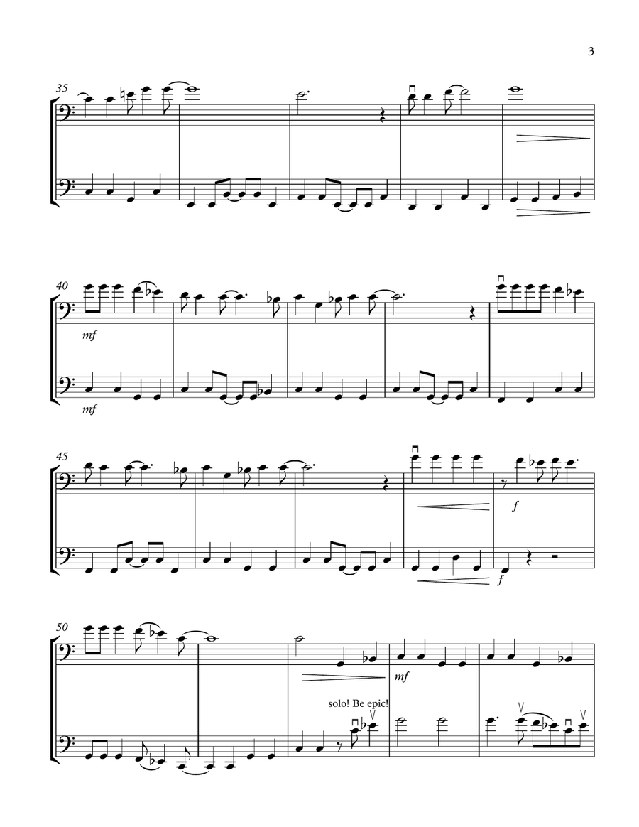 Can't Buy Me Love String Duet scores gallery preview page 3