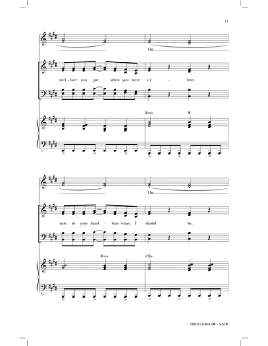 Photograph 4-Part scores gallery preview page 10