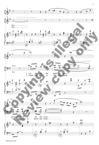 See Amid the Winter's Snow (Choral Score) image number null