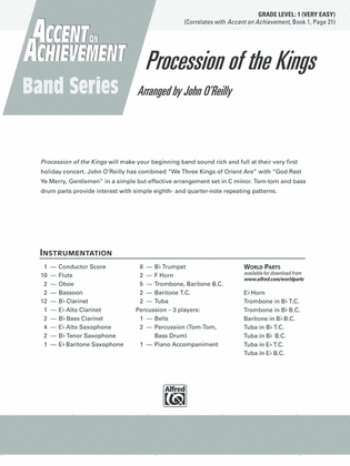 Procession of the Kings: Score