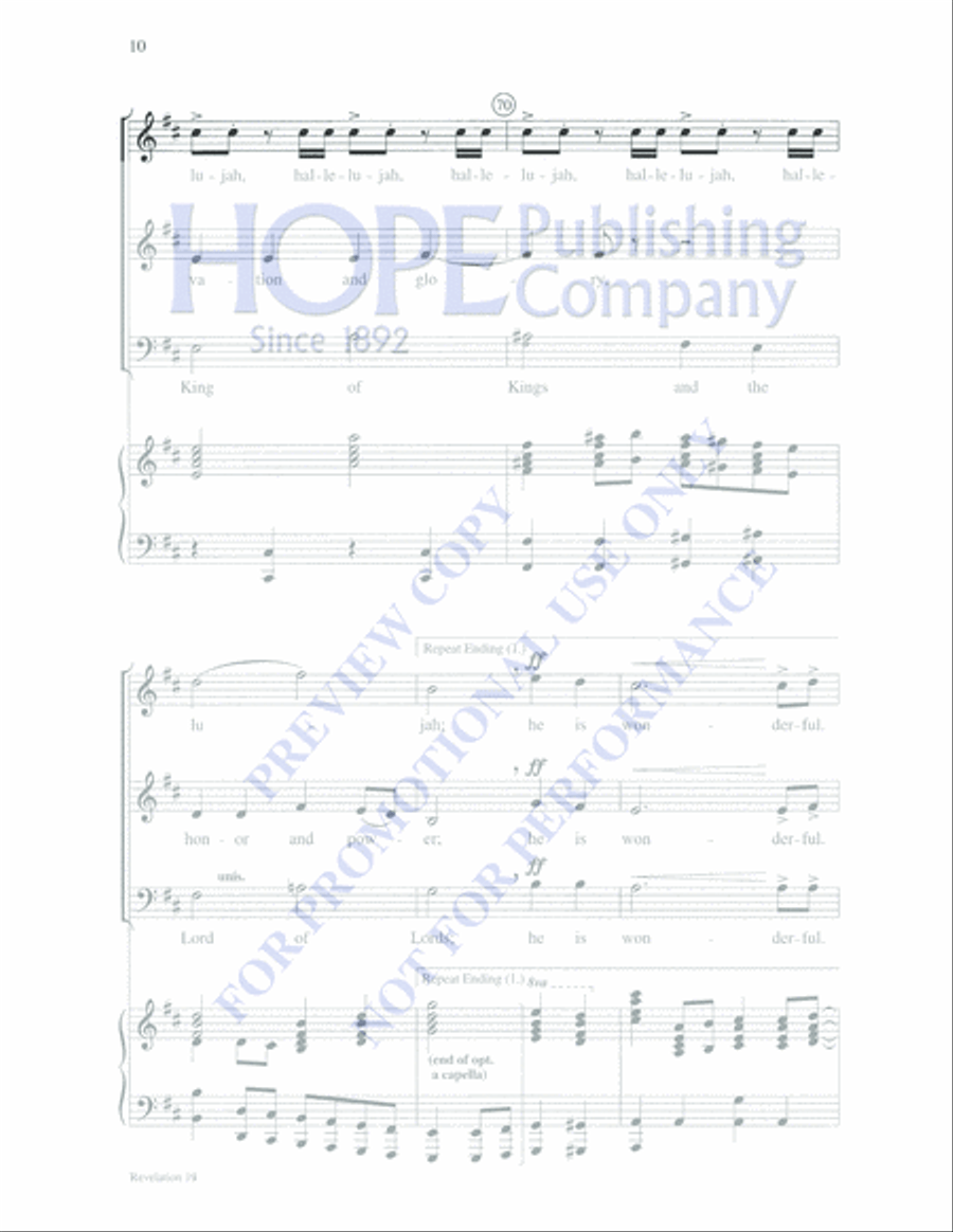 Revelation 19 Revelation 19 4-Part scores gallery preview page 10