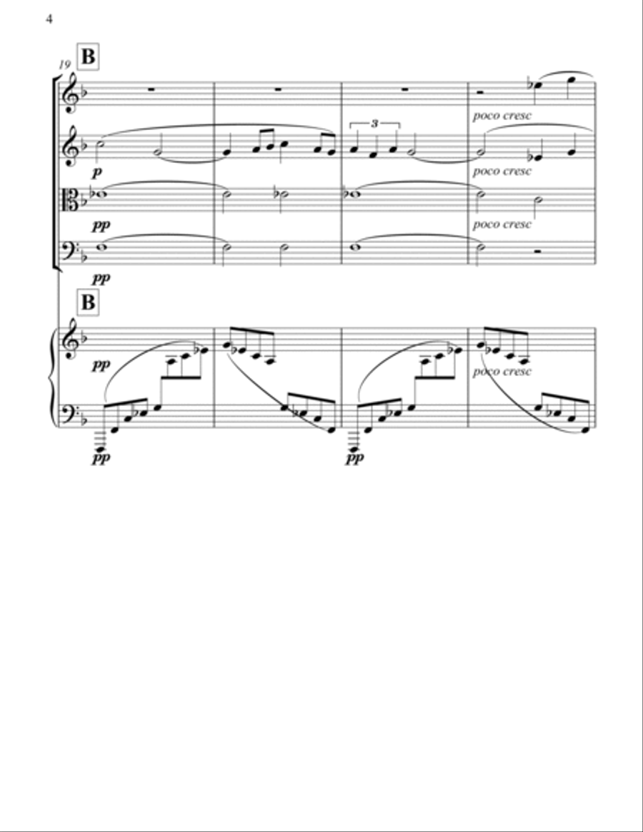 Rêverie Piano Quintet scores gallery preview page 5