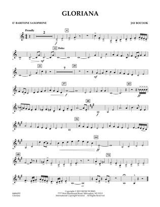 Gloriana - Eb Baritone Saxophone