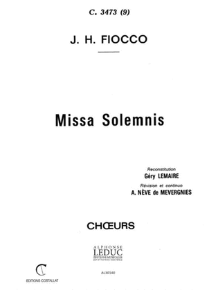 Book cover for Missa Solemnis A L'unite (choral)