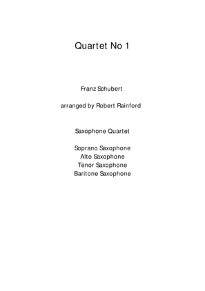 Book cover for Quartet no 1