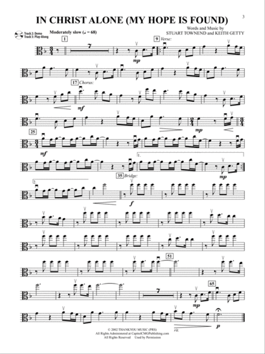 Top Christian Hits Instrumental Solos for Strings String Orchestra scores gallery preview page 3