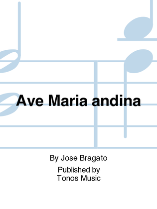 Book cover for Ave Maria andina