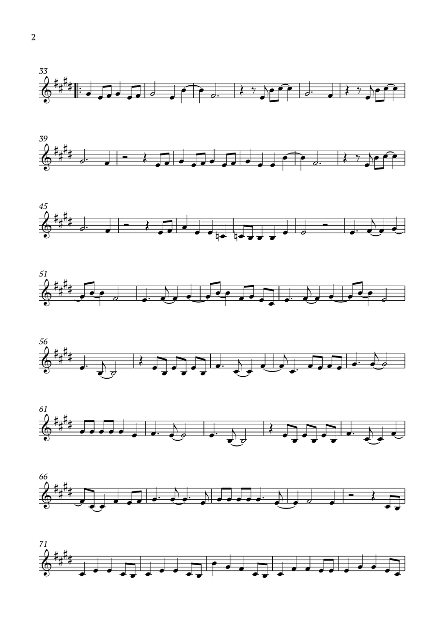 How Far I'll Go Violin Solo scores gallery preview page 2