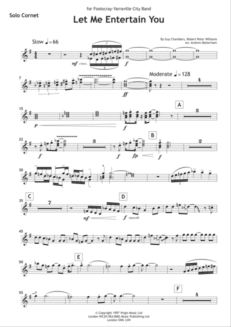 Let Me Entertain You Let Me Entertain You Brass Ensemble scores gallery preview page 3