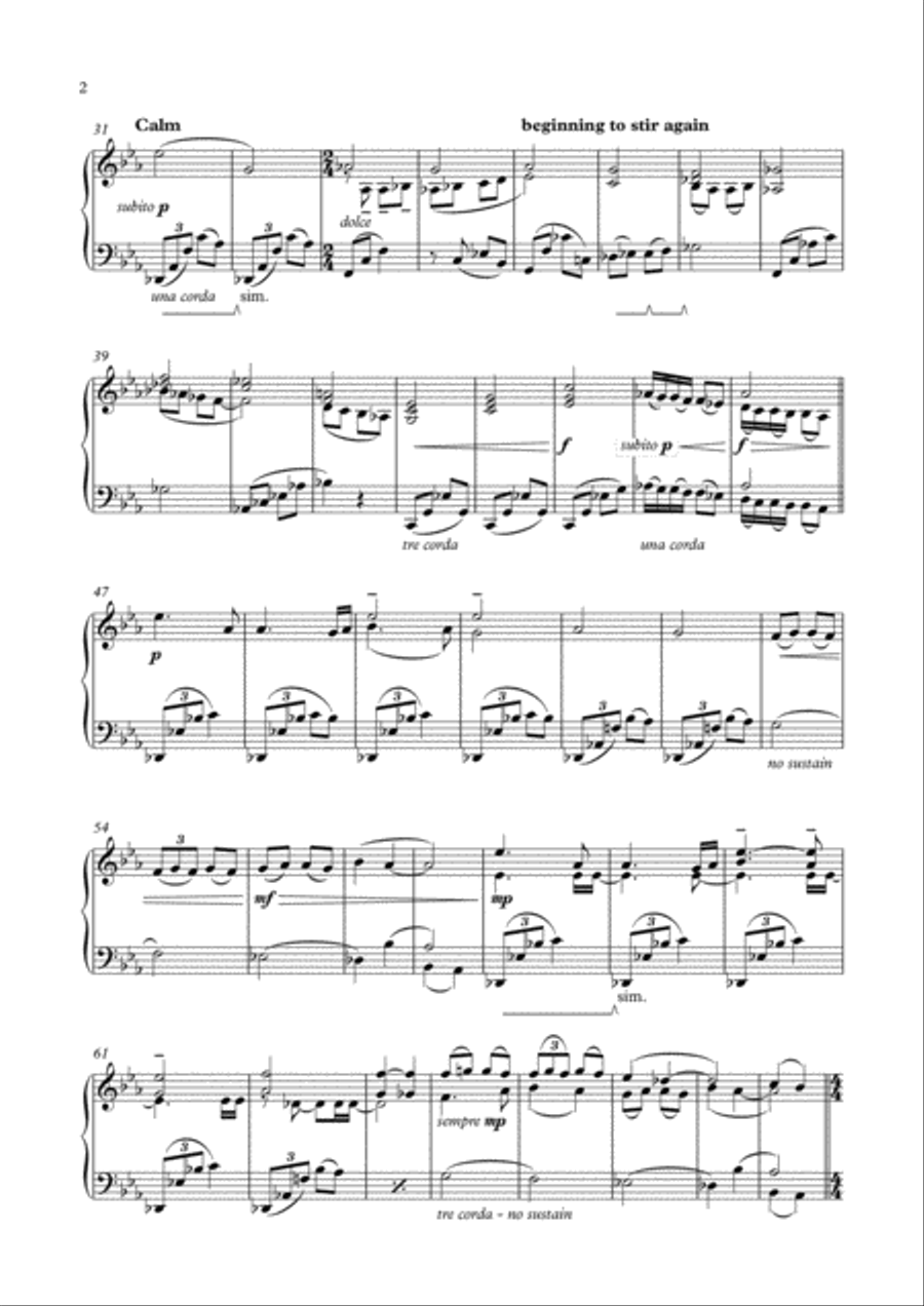 Romance No. 3 (2018) Romance No. 3 (2018) Piano Solo scores gallery preview page 2