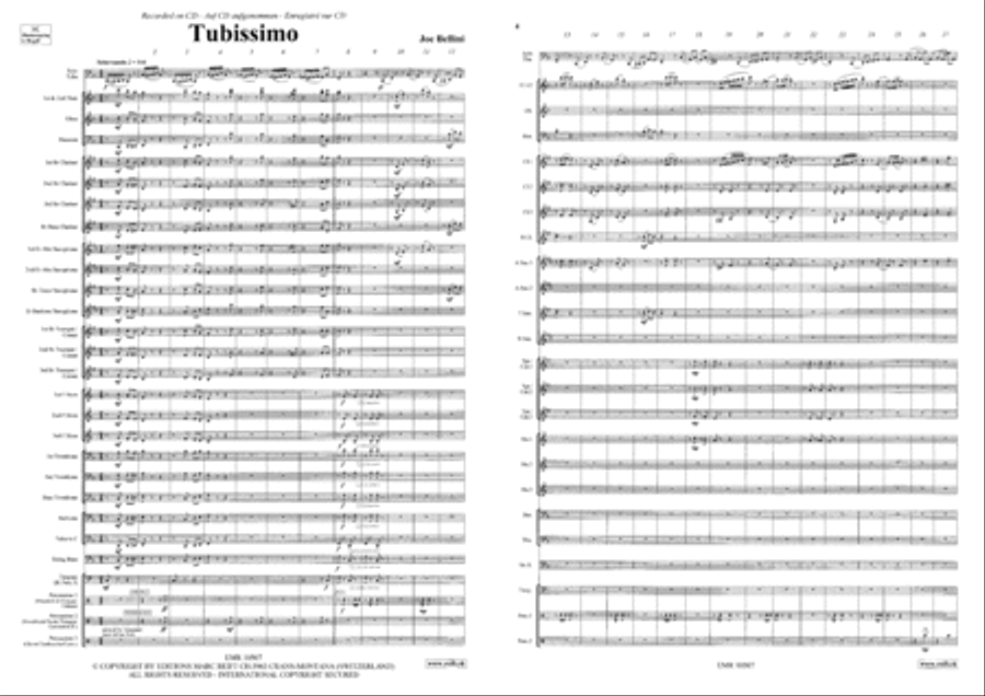Tubissimo Concert Band scores gallery preview page 4