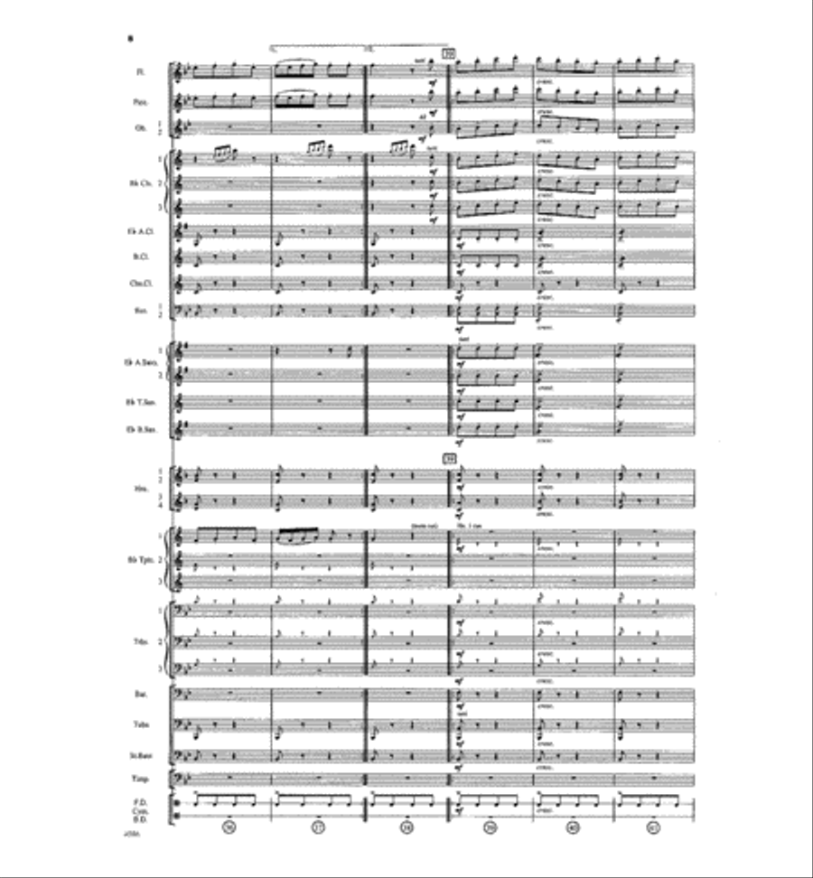 Farandole Concert Band scores gallery preview page 8