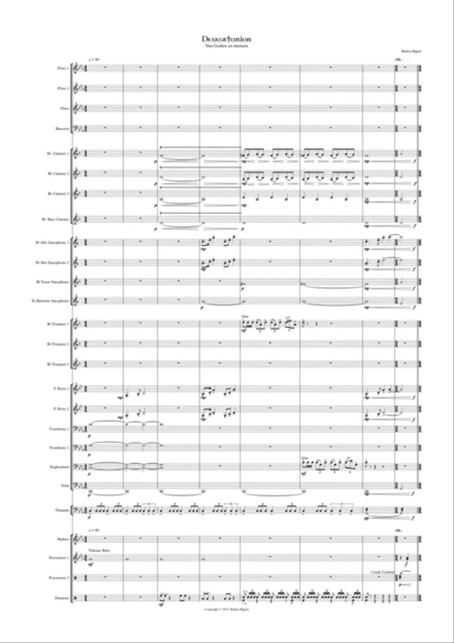 Deuoxtonion Deuoxtonion Concert Band scores gallery preview page 2