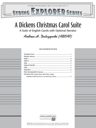 A Dickens Christmas Carol Suite: Score