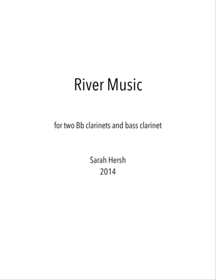 River Music Small Ensemble scores gallery preview page 1