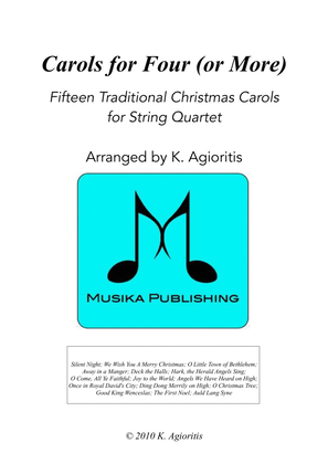 Carols for Four (or more) - Fifteen Carols for String Quartet