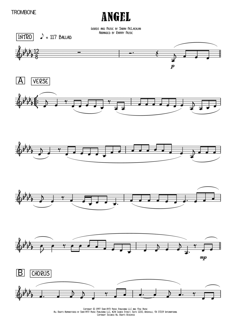 Angel Piano scores gallery preview page 1