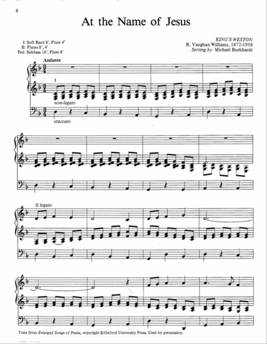 Praise and Thanksgiving, Set 3 Organ scores gallery preview page 3
