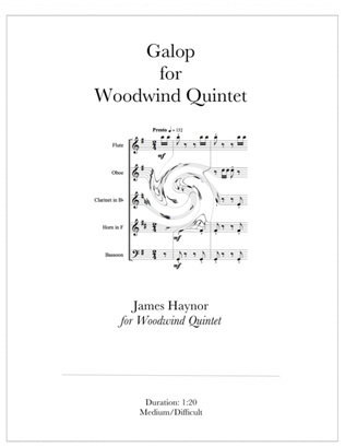 Galop for Woodwind Quintet