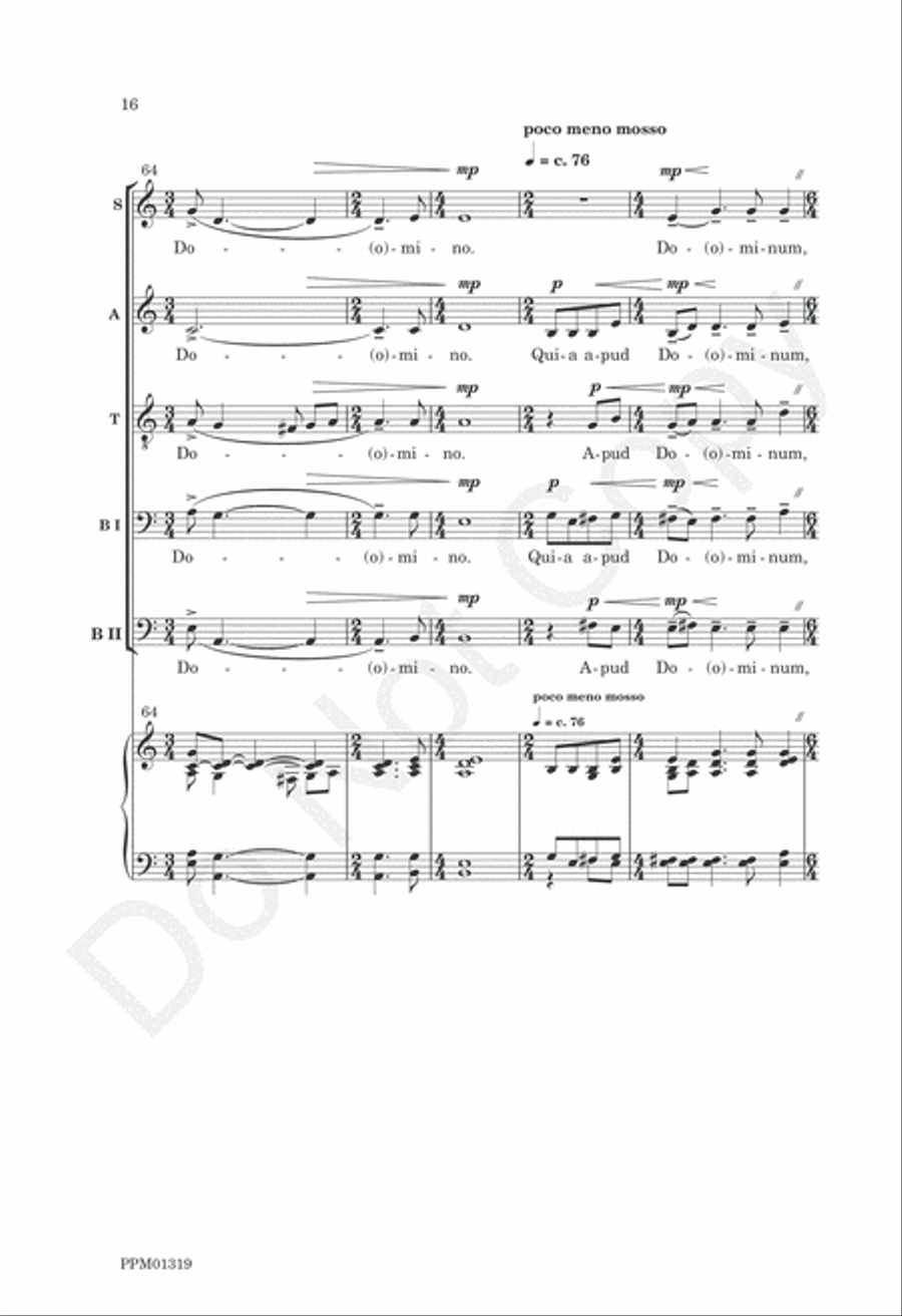 De Profundis A Cappella scores gallery preview page 19