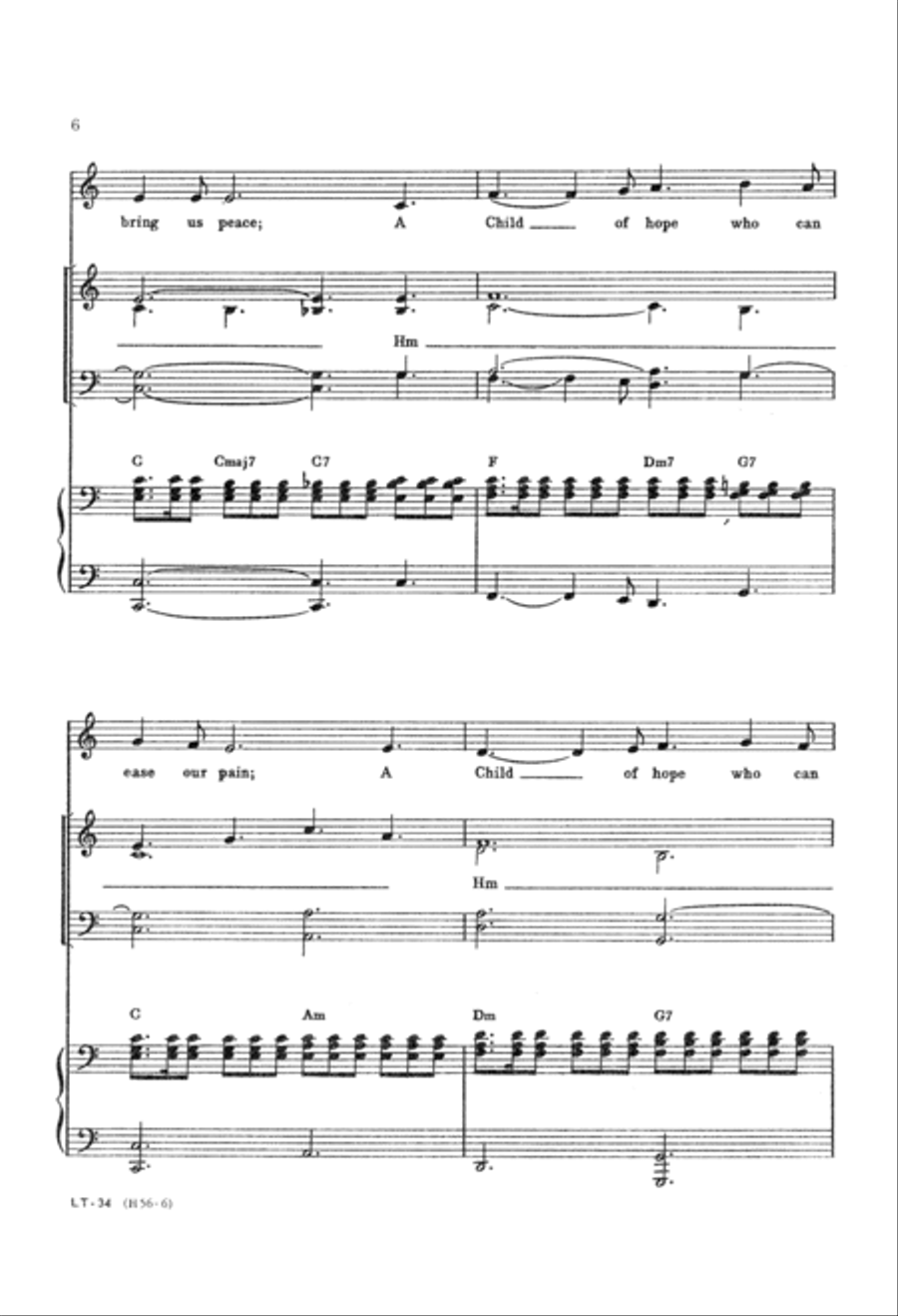 A Child of Hope 4-Part scores gallery preview page 7