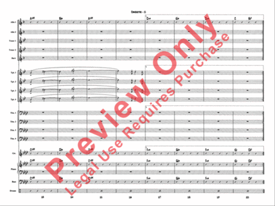 Caravan Jazz Ensemble scores gallery preview page 17