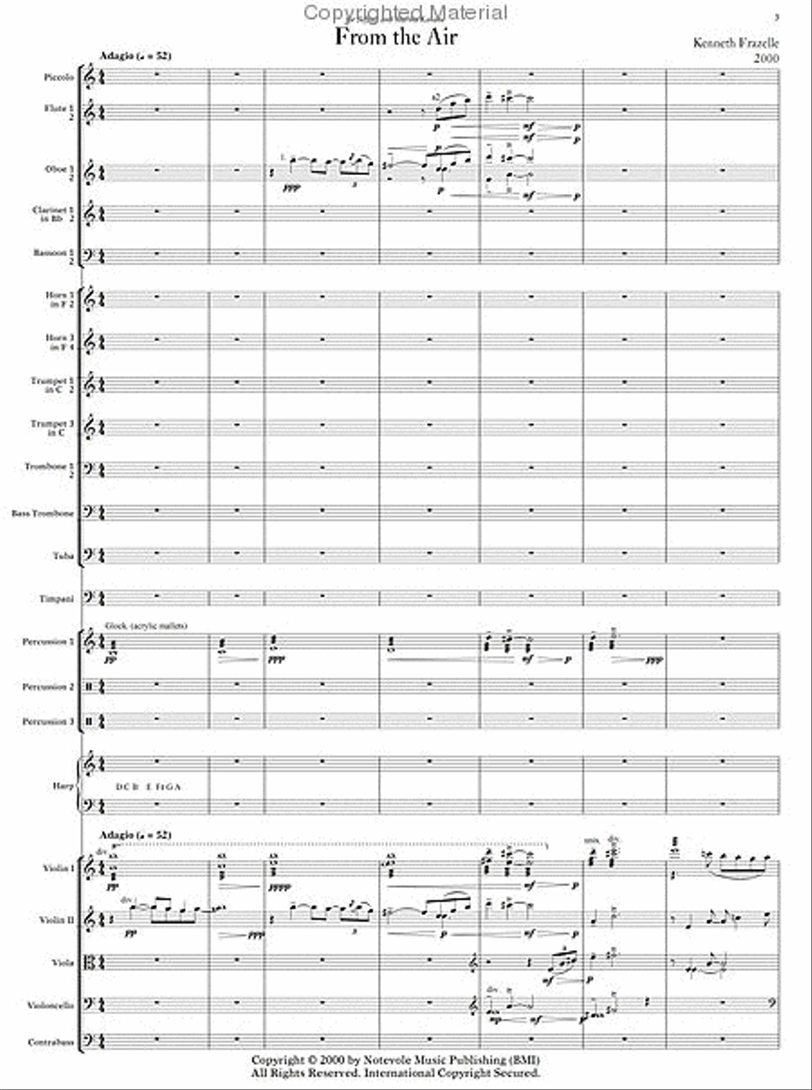 From the Air Orchestra scores gallery preview page 2