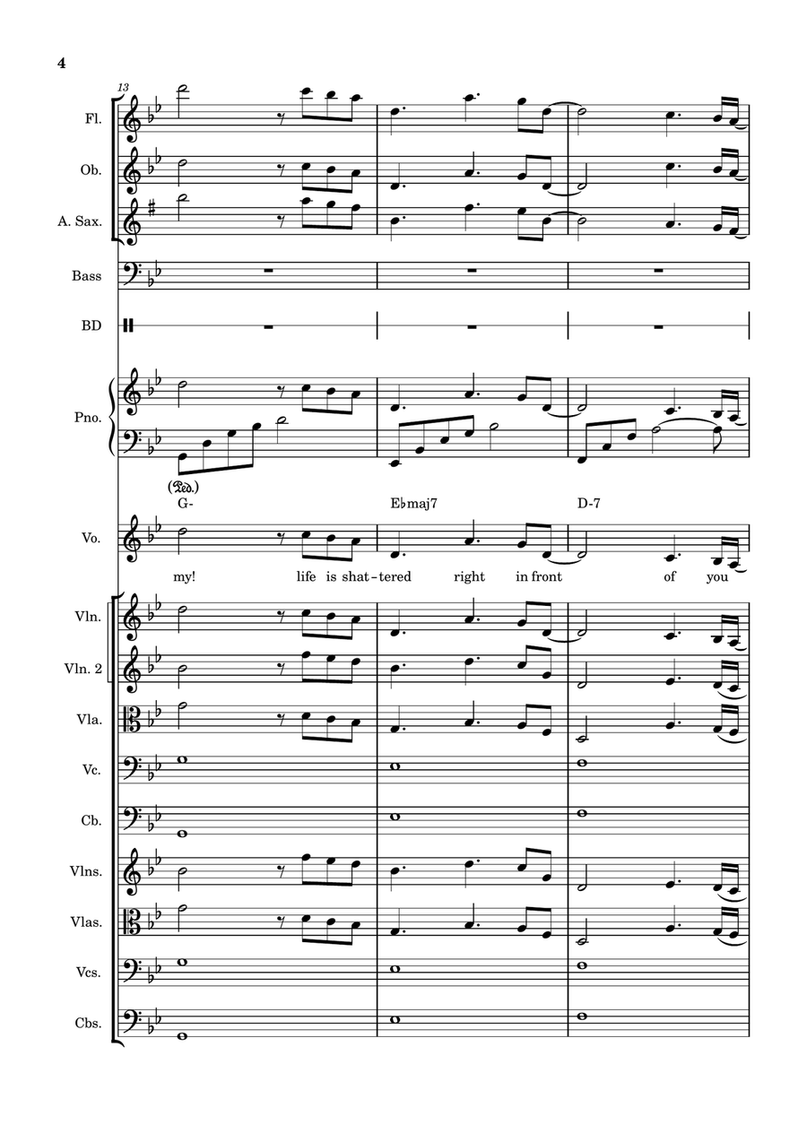 Shattered Full Orchestra scores gallery preview page 4