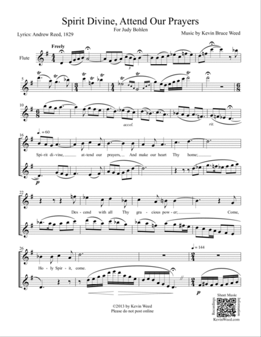 Three Songs On The Holy Spirit Chamber Music scores gallery preview page 2