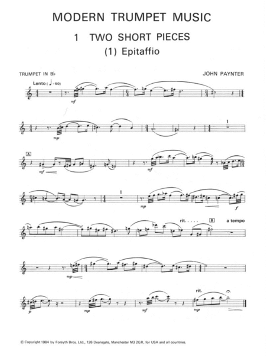 Modern Wind Series - Trumpet Trumpet Solo scores gallery preview page 2