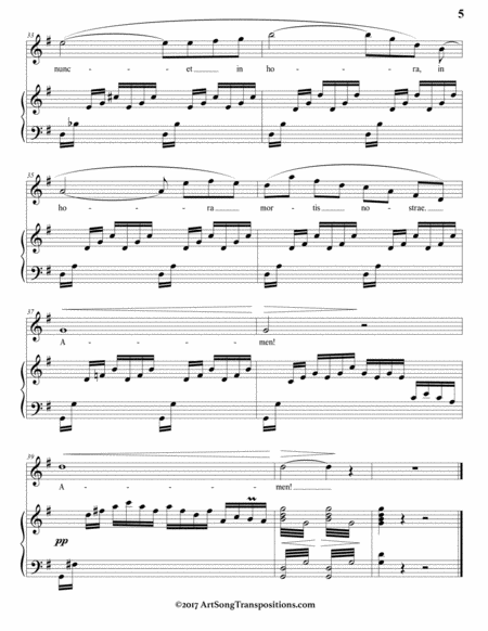 GOUNOD: Ave Maria (transposed to 8 keys: G, G-flat, F, E, E-flat, D, D-flat, C major)