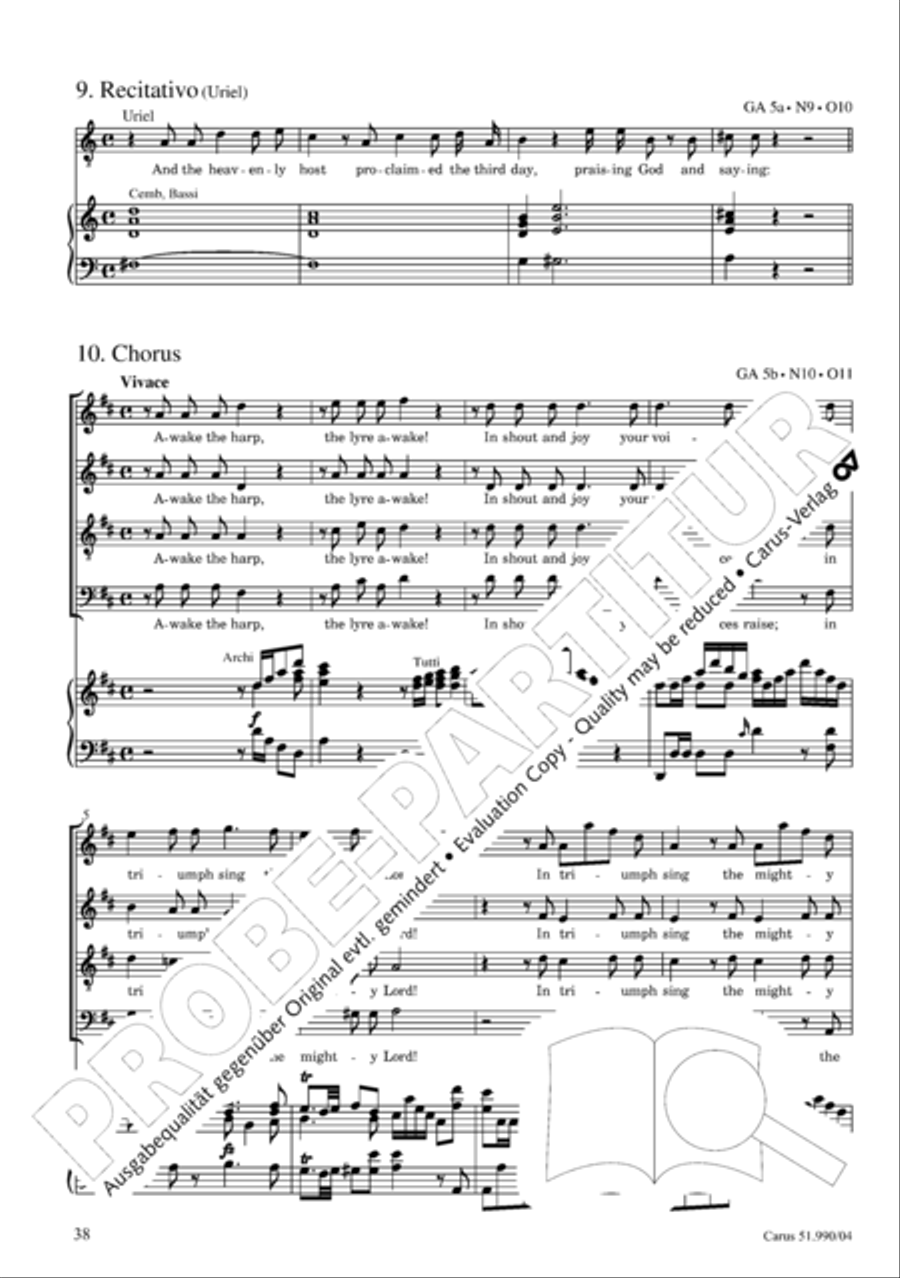 The Creation 4-Part scores gallery preview page 39
