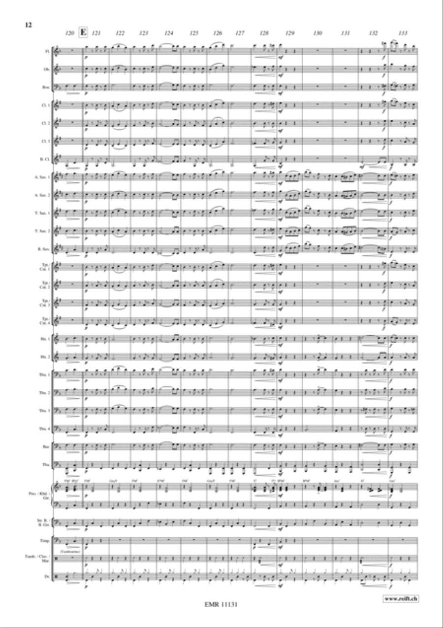 Take 3 Concert Band scores gallery preview page 13