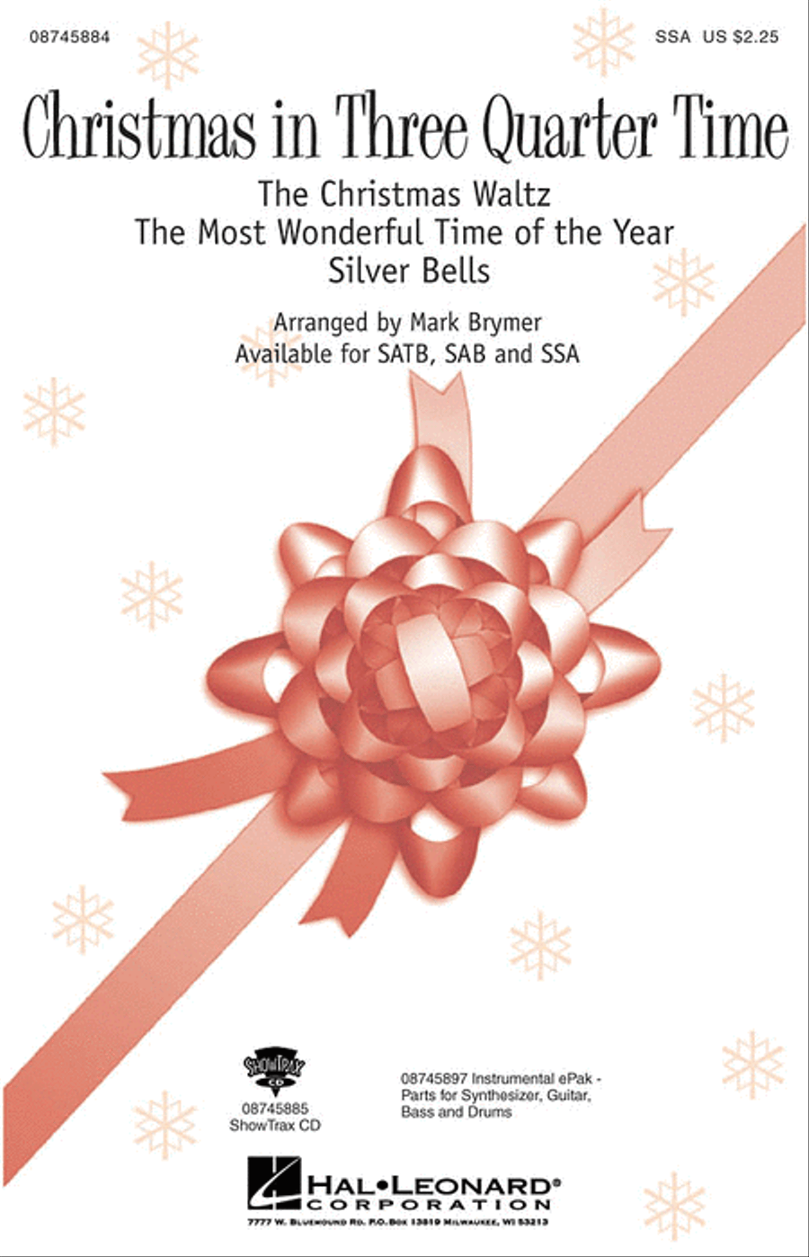 Christmas in Three Quarter Time 4-Part scores gallery preview page 1
