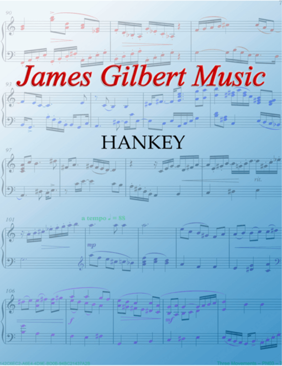 HANKEY (I Love To Tell The Story) Small Ensemble scores gallery preview page 1
