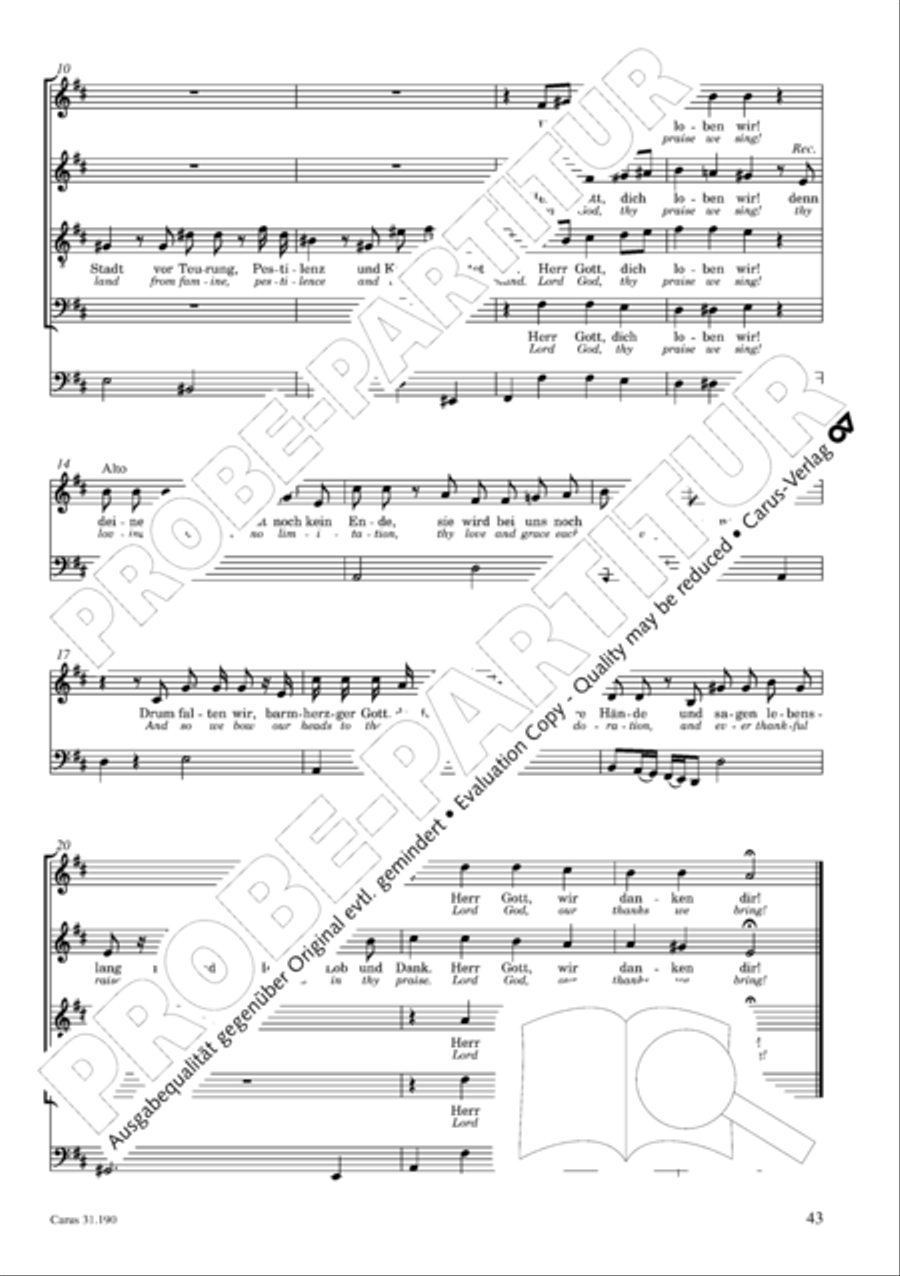 Sing to the Lord a new song (Singet dem Herrn ein neues Lied) ATB scores gallery preview page 44