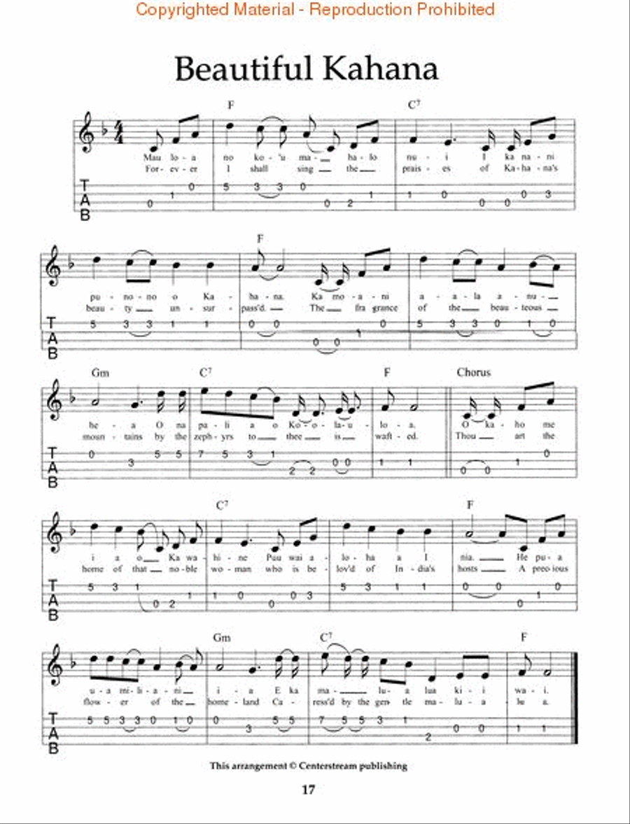 Ukulele Songbook Ukulele scores gallery preview page 4