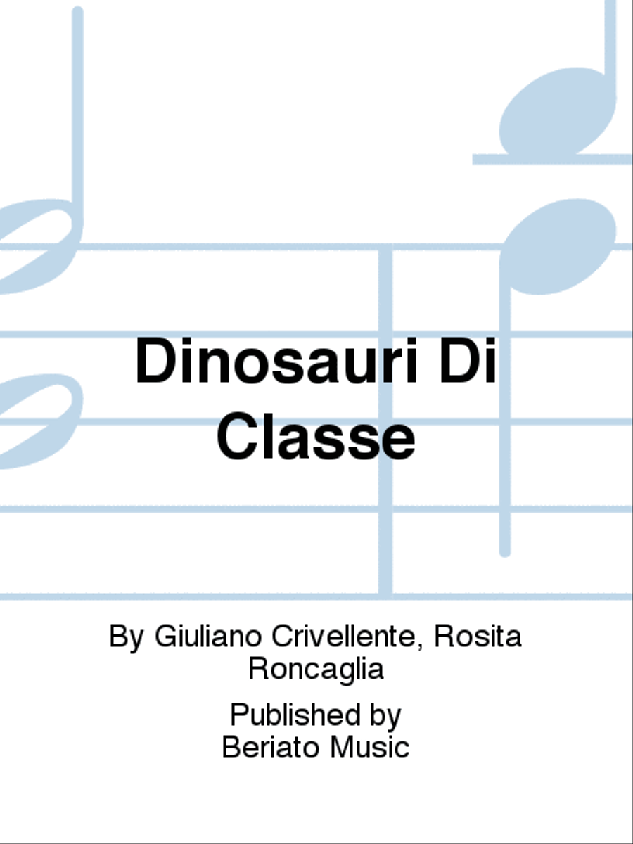Dinosauri Di Classe Dinosauri Di Classe CD scores gallery preview page 1