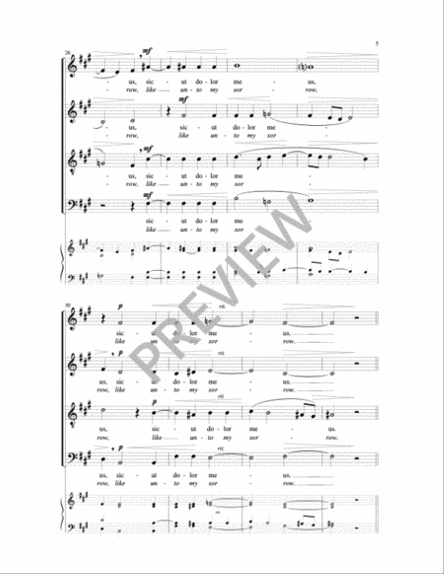 O Vos Omnes/O All You Who Pass By Sacred scores gallery preview page 9