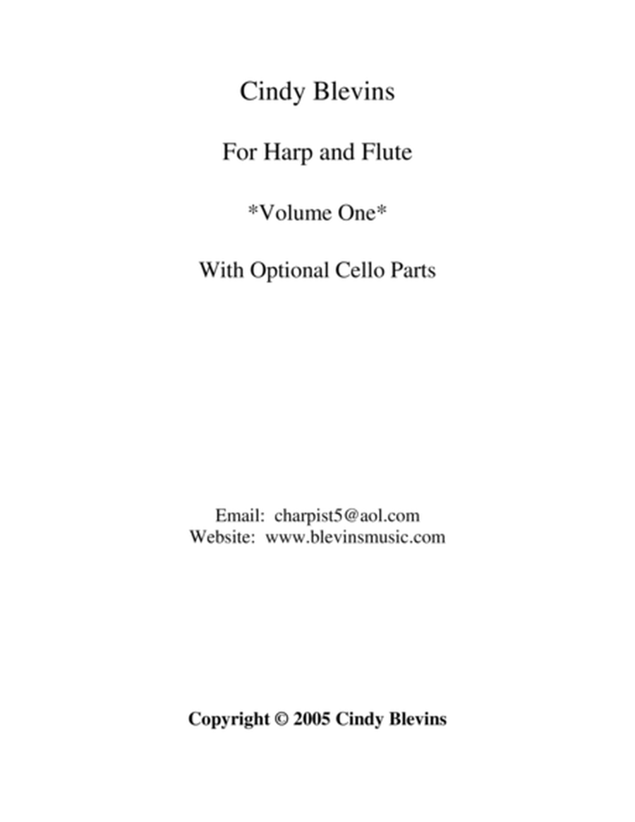 Cindy Blevins for Harp, Flute and Cello, Vol. 1 image number null