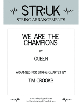 Book cover for We Are The Champions