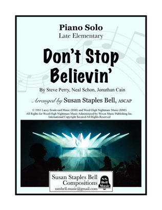 Don't Stop Believin'