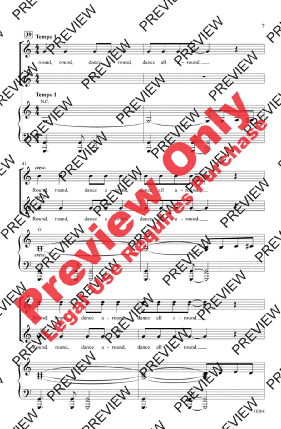 Frosty the Snowman 2-Part scores gallery preview page 7