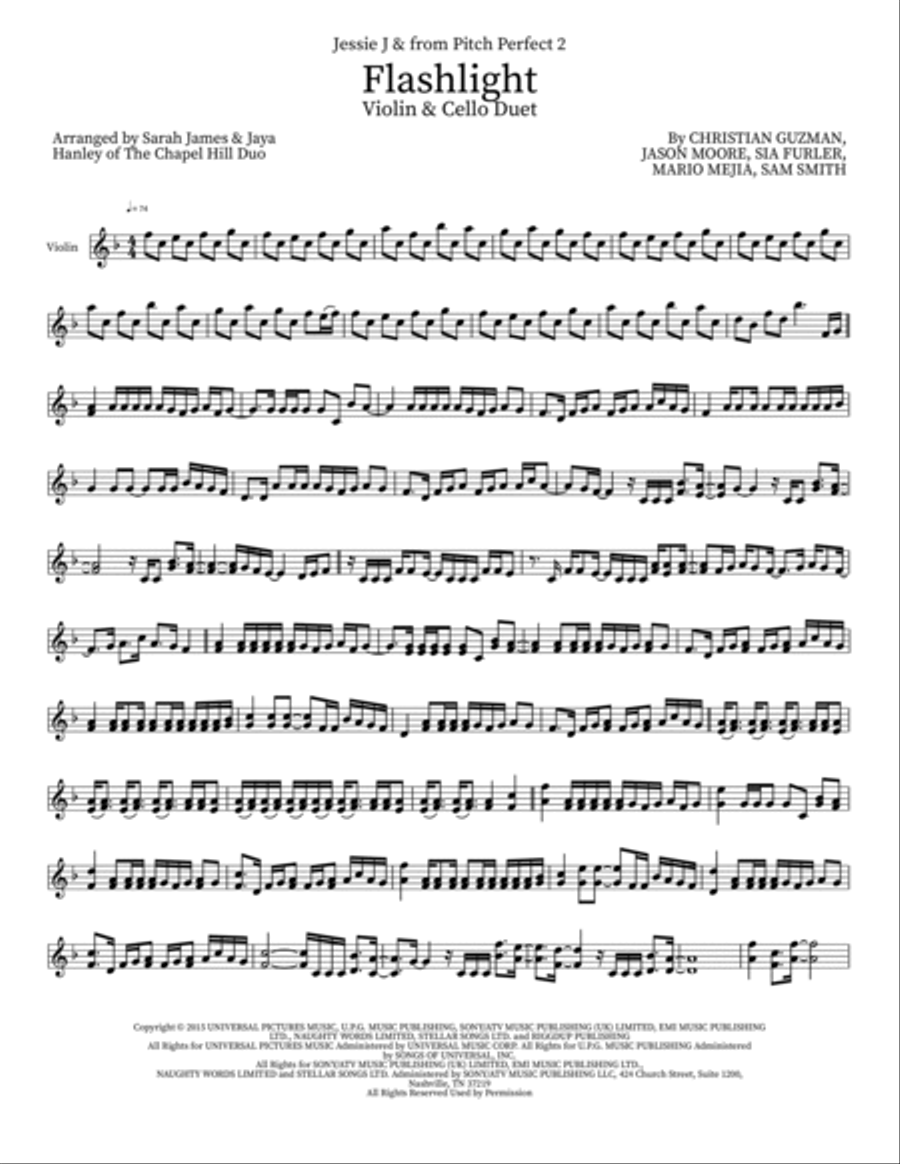 Flashlight String Duet scores gallery preview page 4