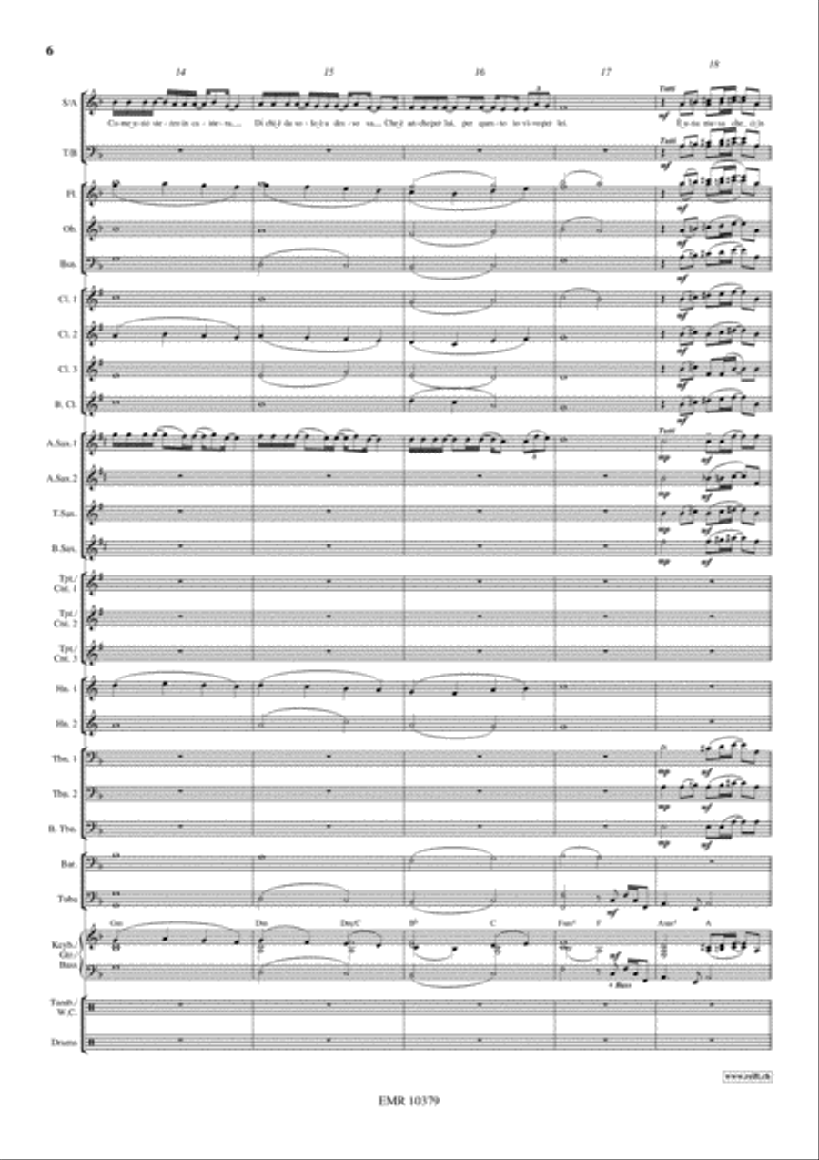 Vivo Per Lei Vivo Per Lei 4-Part scores gallery preview page 7