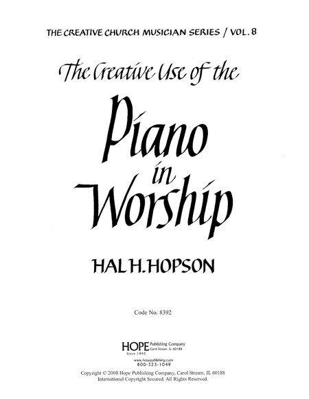 Creative Use of Piano in Worship-Digital Download