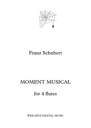 MOMENT MUSICALE for 4 flutes - SCHUBERT