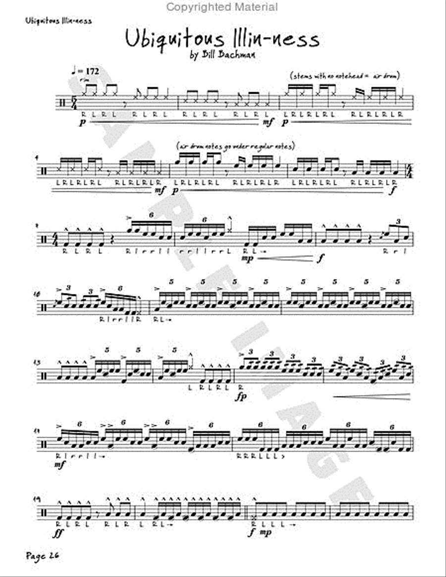 Violent Tenor Cream Drums scores gallery preview page 10